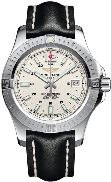 breitling colt superocean ebay|Breitling colt 41 silver dial.